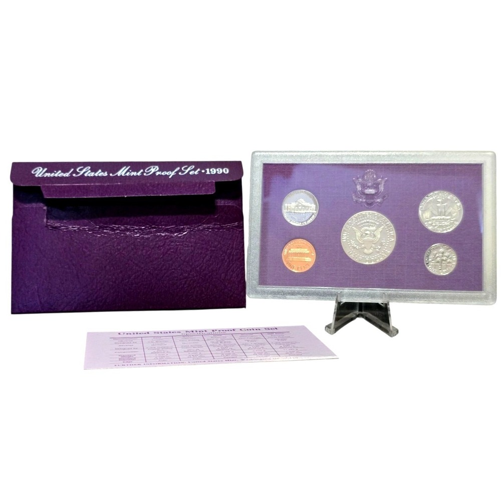 1990 S clad set United States Mint‎ Proof Set Original Government Packaging
